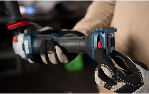 BOSCH GWS18V-11PSN 18V Angle Grinder w/Powerful Brushless Motor, 6-Speed Variable Control, for 4-1/2-5 In. Metal and Concrete Grinding and Cutting (Inc: Guards, Handle, Flange, and Nut; Bare Tool) in Kuwait