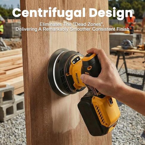 Cordless Brushless Random Orbital Sander compatible with Dewalt 20V Battery in Kuwait