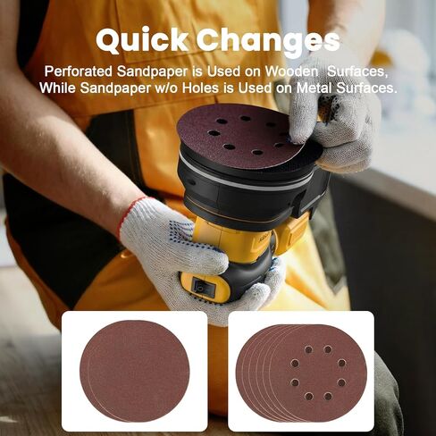 Cordless Brushless Random Orbital Sander compatible with Dewalt 20V Battery in Kuwait