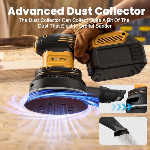 Cordless Brushless Random Orbital Sander compatible with Dewalt 20V Battery in Kuwait