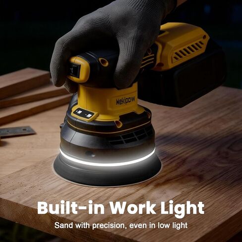 Cordless Brushless Random Orbital Sander compatible with Dewalt 20V Battery in Kuwait