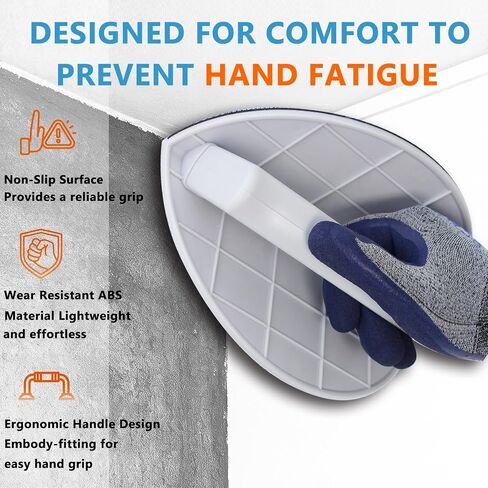 Drywall Corner Sander Angle Sanding Tool Multi-Functional Semi-Round Corner Sandpaper with 4PCS Reusable 9 Inch Hook and Loop Sanding Discs for Wall and Corners Cleaning Polishing in Kuwait