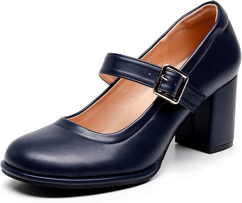 VenusCelia Women's Mary Jane Pump Heeled Shoe in Kuwait