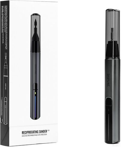 Iesooy for DSPIAE PRO Reciprocating Electric Sanding Pen, 5-Speed and USB Charging with LED Light, Multi-Purpose Power Tool, Mini Power Sander for Sanding, Polishing, Finishing, DIY Crafts in Kuwait