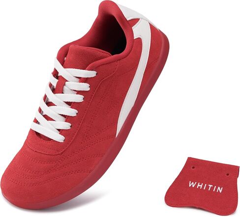 WHITIN Women's Removable Tongue Barefoot Fashion Sneakers W96 | Wide Toe Box to Reduce Toe Compression, Zero Drop for Balanced Alignment, Ideal for Wide Feet, Bunions & Daily Walking in Kuwait