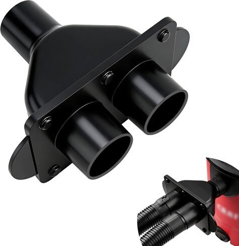 2.5 Inch Shop Vac Y Connector Separator, with Dual Individual Blast Gates, Hose Splitter for Dust Collection Hose, Shop Vac Attachments Fits Craftsman, Ridgid-Most Wet/Dry Vacuums in Kuwait