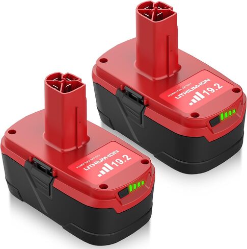 2 Packs Upgraded to 8000mAh Diehard 19.2V C3 Battery Compatible with Craftsman 19.2 Volt Batteries Lithium ion 315.pp2011 315.pp2020 315.113753 130279005 1323903 11375 315.115410 in Kuwait