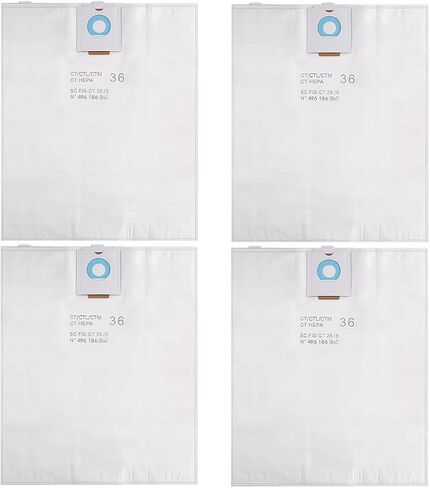 204308 Vacuum Bags Compatible with Fes-tool CT MINI, CT MINI I, CT MIDI and CT MIDI I from 2019 Onwards, CTC MINI/MIDI and CT 15 - Disposable CT Mini/Midi -2/5 Filter Dust Bag Replacement - 8Pcs in Kuwait
