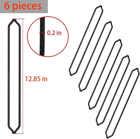 6 Pack Foam Replacement Gaskets compatible with Precision Vacuum Sealer Machine,Replacement Gaskets for Precision Vacuum Sealer Machine VS 2690(12.85 inx 1.36 in x 0.32 in) (6) in Kuwait