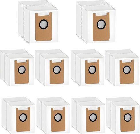 Dust Bags Replacement for Loorow AT800 3-in-1 Robot Vacuum :10 Pack | (Compare the size of the picture before placing an order) Incompatible: Giomre AT800） in Kuwait