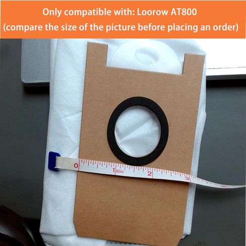 Dust Bags Replacement for Loorow AT800 3-in-1 Robot Vacuum :10 Pack | (Compare the size of the picture before placing an order) Incompatible: Giomre AT800） in Kuwait