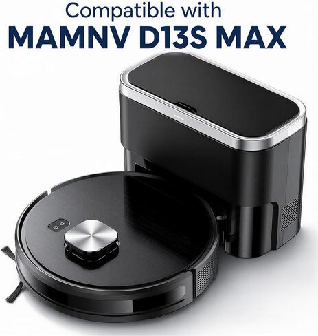 10-Pack 3.5L Dust Bags Compatible with MAMNV D13S MAX Robot Vacuum, Disposable Replacement Vacuum Bags in Kuwait