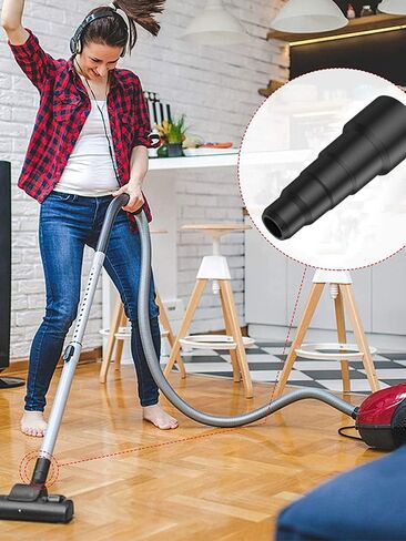 2 Pcs Universal Vacuum Cleaner Hose Adapter Kit 5-layer Vacuum Hose Connector 23mm 30mm 34mm 42mm 50mm Lightweight Reusable Cleaning Adapters Brush Suction Head Connector in Kuwait