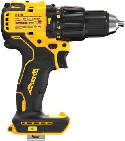 Dewalt DCD798B 20V MAX Brushless 1/2 in. Cordless Hammer Drill Driver (Tool Only) (Renewed) in Kuwait