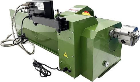 Metal Bench Lathe Benchtop 8"*30" Double Chuck Bench Lathe Inch thread Electronic Gear Lathe for Woodworking Metalworking Variable Speed 50-2500rmp 4-Way Tool Post 110V 1100W in Kuwait
