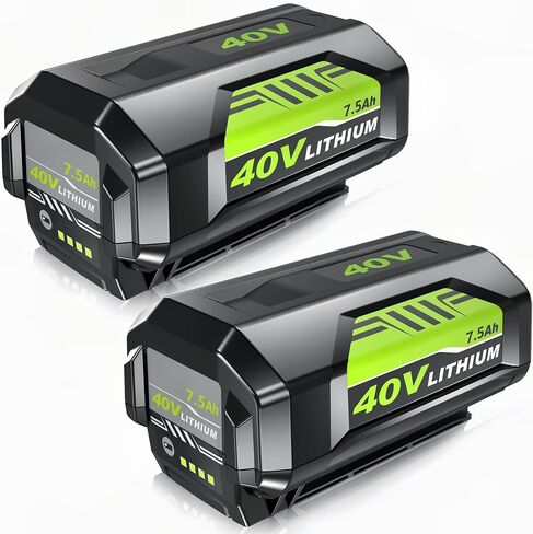 40V 6000mAh Replacement for Ryobi 40V Battery and Charger | Compatible with Ryobi 40 Volt Battery Lithium OP40401 OP40404 OP40602 OP40605 OP4026 Cordless Power Tools in Kuwait