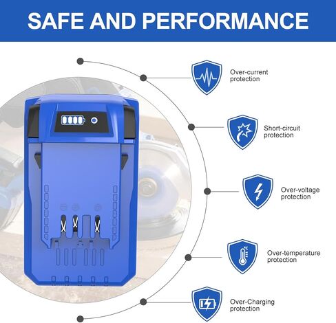 2Packs 24V 6.0Ah Replacement for Kobalt 24V Battery KB624-03 KB524-03 KB424-03 KB224-03 in Kuwait