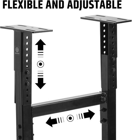 225-Pound Capacity Wood Lathe Stand, Adjustable Height & Length, Sturdy Construction for Professional Woodworkers & Hobbyists in Kuwait