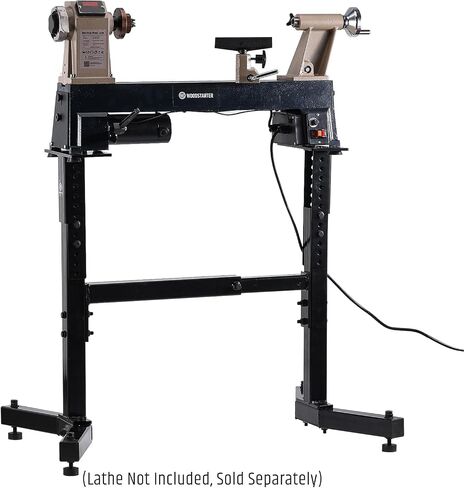 225-Pound Capacity Wood Lathe Stand, Adjustable Height & Length, Sturdy Construction for Professional Woodworkers & Hobbyists in Kuwait