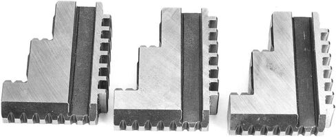 3pcs Inside Jaw Chuck, 5 Inch Lathe Chuck Jaws Self Centering 20CrMnTi Metalworking Tool Chucks, Lathe Drilling Inside Jaw Foot in Kuwait