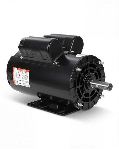 Garvee 2HP SPL Air Compressor Electric Motor, 230V 17.6Amps, 56 Frame 3450RPM, 5/8“ Keyed Shaft, 1.88" Shaft Length, Single Phase, CW/CCW Rotation, Powerful Motor for General Equipment | 56 Frame 3450RPM, 5/8“ Keyed Shaft, 1.88" Shaft Length, Single Phase in Kuwait
