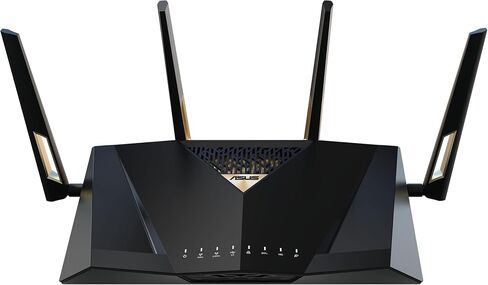 ASUS AX6000 Dual Band WiFi 6 Gaming Router, 8 Ports, Lifetime Security, Adaptive QoS in Saudi Arabia