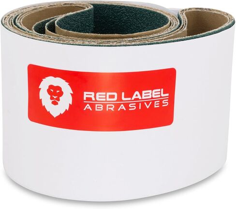 Red Label Abrasives 4 X 48 Inch 120 Grit Metal Grinding Zirconia Sanding Belts, 3 Pack in Kuwait