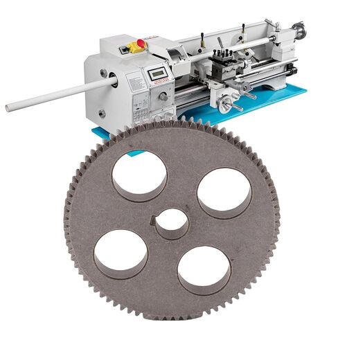 Metal Mini Lathe Gear T80, 80 Teeth 12mm ID 83mm OD 8mm Thickness Gear, Replacement Gear for MX 210 WM-210 8x16 220x400 220x600 220x750 Lathes in Kuwait