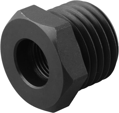 Wood Lathe Chuck Adapter 33X3.5mm -18X1.5mm Screw Thread Spindle Converter For Wood Turning Tools Metal Black 32Mm Length in Kuwait