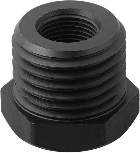 Wood Lathe Chuck Adapter 33X3.5mm -18X1.5mm Screw Thread Spindle Converter For Wood Turning Tools Metal Black 32Mm Length in Kuwait
