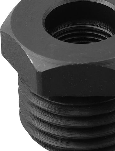 Wood Lathe Chuck Adapter 33X3.5mm -18X1.5mm Screw Thread Spindle Converter For Wood Turning Tools Metal Black 32Mm Length in Kuwait