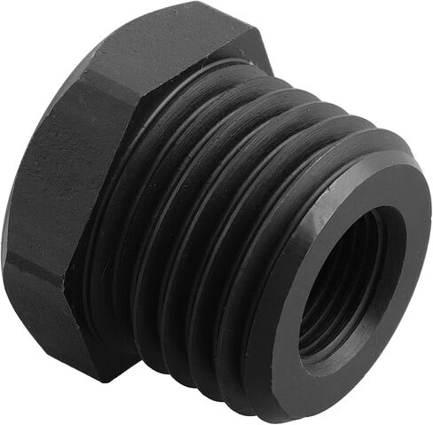 Wood Lathe Chuck Adapter 33X3.5mm -18X1.5mm Screw Thread Spindle Converter For Wood Turning Tools Metal Black 32Mm Length in Kuwait