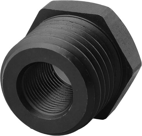 Wood Lathe Chuck Adapter 33X3.5mm -18X1.5mm Screw Thread Spindle Converter For Wood Turning Tools Metal Black 32Mm Length in Kuwait