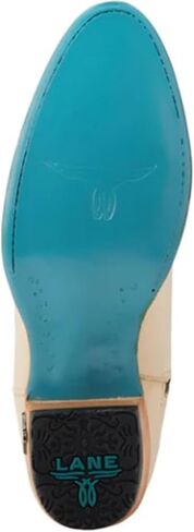 Lane Women's Women's Plain Jane Midi Western Boot Round Toe - LB0552G 9 1/2 M US Ivory in Kuwait
