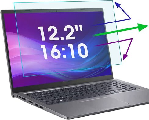 2 Pack 13.3 Inch Anti Blue Light Screen Protector for Lenovo/Dell/HP/ASUS/Acer(1920x1200), Reduce Eye Strain Anti Glare Blue Light Blocking Screen Protector for 13.3’’ with 16:10 Resolution Laptop in Kuwait