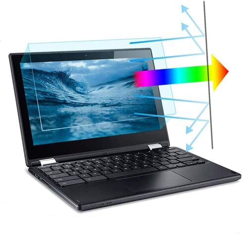 2 Pack 13.3 Inch Anti Blue Light Screen Protector for Lenovo/Dell/HP/ASUS/Acer(1920x1200), Reduce Eye Strain Anti Glare Blue Light Blocking Screen Protector for 13.3’’ with 16:10 Resolution Laptop in Saudi Arabia