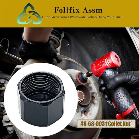 48-68-0031 Replace for Milwaukee 2485-20 2486-20 2723-20 2784-20 5192 | 5194 5196 1/4'' 6.35mm Collet Nut 5192-2 5196-2 Die Grinders（4 pcs） in Kuwait