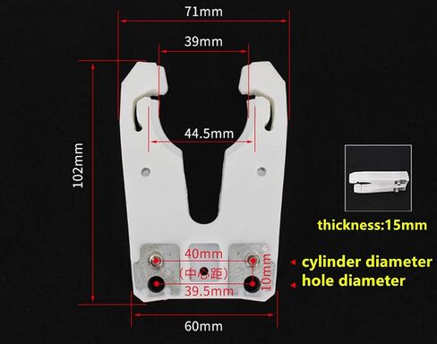 CNCTOPBAOS 3Pcs BT30 Tool Holder Clamp Claw,ATC Spindle Motor knife shank Tool Clamping Explosion Proof 10cm Length for ATC Automatic tool Changer CNC Router Engraving Machine | 4" Long, 17.5" Bore, 5.9" Thick,Explosion-Proof For CNC Router Engraver Milli in Kuwait