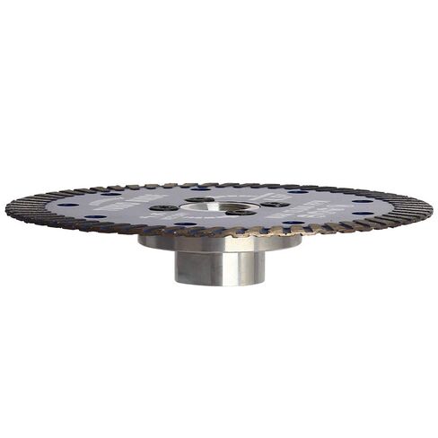 5" Diamond Turbo Saw Blade Porcelain Cutting Blade with Removable 5/8"-11 Flange for Cutting Granite Marble Ceramic Tile(5"-Flange) in Kuwait