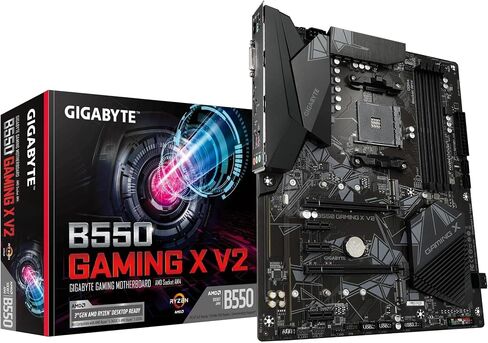 Gigabyte B550 Gaming X V2 (AMD Ryzen 5000/B550/ATX/M.2/HDMI/DVI/USB 3.1 Gen 2/DDR4/ATX/Gaming Motherboard) in Kuwait