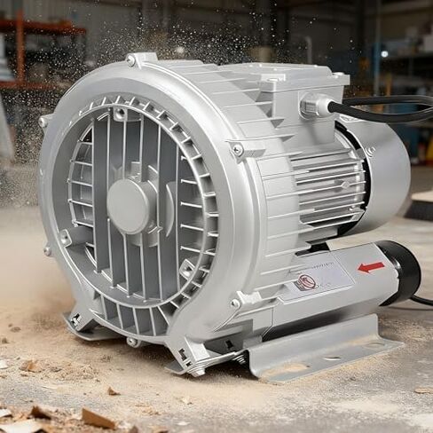 Regenerative Blower High-Pressure Vortex Ring Phase Blower Industrial Vacuum Pump,0.16HP - 2.04HP Regenerative Blower, 120W-1500W Single Phase, High-Pressure Vortex Ring Blower, Industrial V in Kuwait