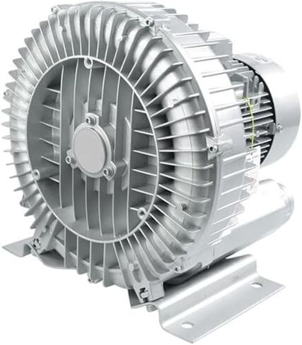 Regenerative Blower High-Pressure Vortex Ring Phase Blower Industrial Vacuum Pump,High-Pressure Vortex Ring Blower 380V Three-Phase Upgraded Regenerative Blower 250W to 1500W Quiet Operation in Kuwait