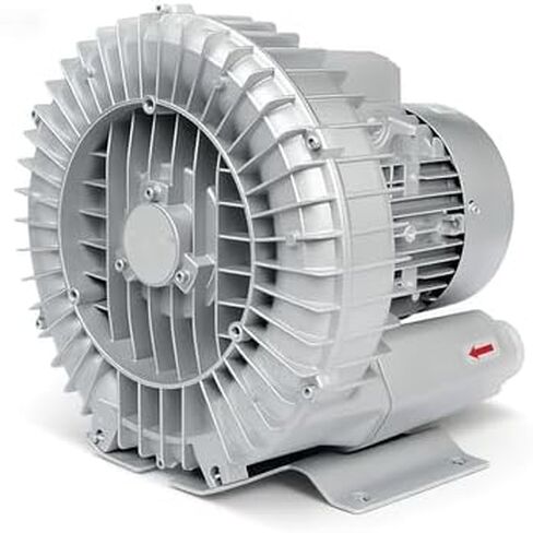 Regenerative Blower High-Pressure Vortex Ring Phase Blower Industrial Vacuum Pump,High-Pressure Vortex Ring Blower 50Hz Single Phase 120W-1100W for Sewage Aeration and Aquarium Applications in Kuwait