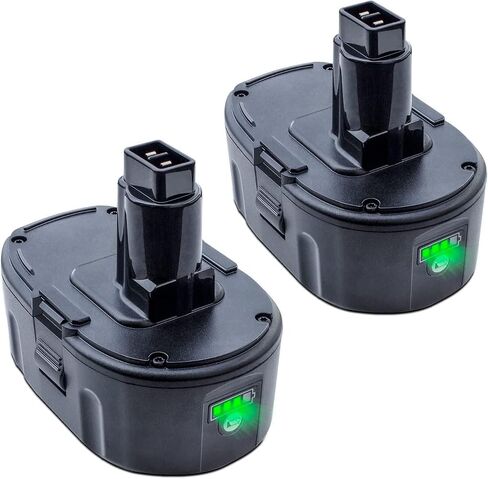 DTK 7.0Ah 18V Battery Replacement for Dewalt, 2Pack 18V Lithium Ion Battery Compatible with Dewalt DC9096 DC9098 DC9099 DW9095 DW9096 DW9098 DE9039 Cordless Tools in Kuwait