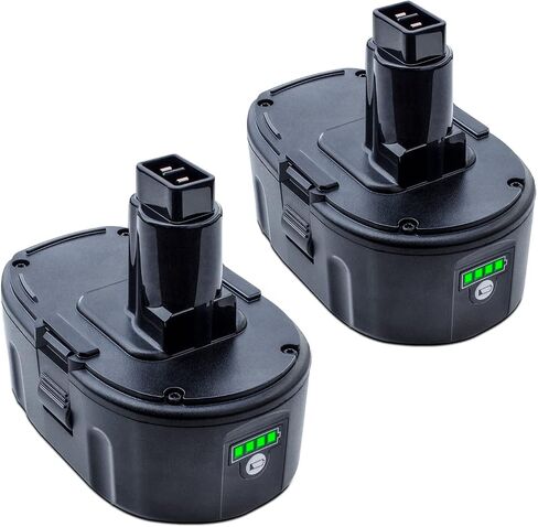 DTK 7.0Ah 18V Battery Replacement for Dewalt, 2Pack 18V Lithium Ion Battery Compatible with Dewalt DC9096 DC9098 DC9099 DW9095 DW9096 DW9098 DE9039 Cordless Tools in Saudi Arabia