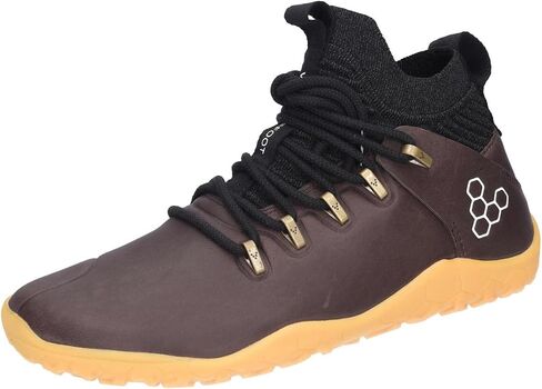 Vivobarefoot Womens Magna Leather Firm Ground Hiking Sneakers Shoes - Black in Kuwait