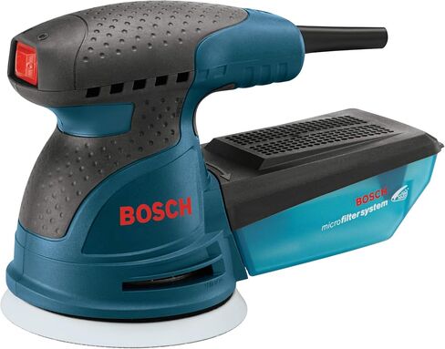 Bosch ROS20VSC-RT 5 in. VS Palm Random Orbit Sander Kit with Canvas Carrying Bag (Renewed) in Kuwait