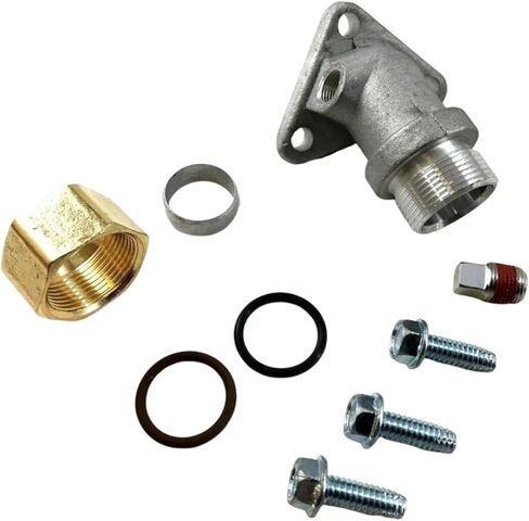 TF060403AV FOR CAMPBELL HAUSFELD - Air Compressors Blowers TUBE FITTING ASSEMBLY TF2101 5F566 TUBE FITTING FITS TO 3/4'' COPPER TUBE 1/8" NPT in Kuwait