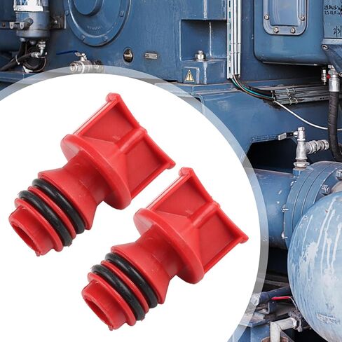 Air Compressor Oil Plug | 17mm Thread Leak-Proof 2-Piece | Compressor Breather Oil Fill Plug | for Home Workshop Garage Factory Mechanic Beginners Machine Equipment in Kuwait
