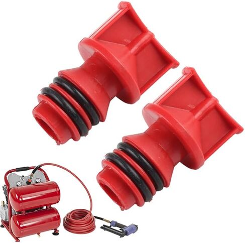 Air Compressor Oil Plug | 17mm Thread Leak-Proof 2-Piece | Compressor Breather Oil Fill Plug | for Home Workshop Garage Factory Mechanic Beginners Machine Equipment in Kuwait